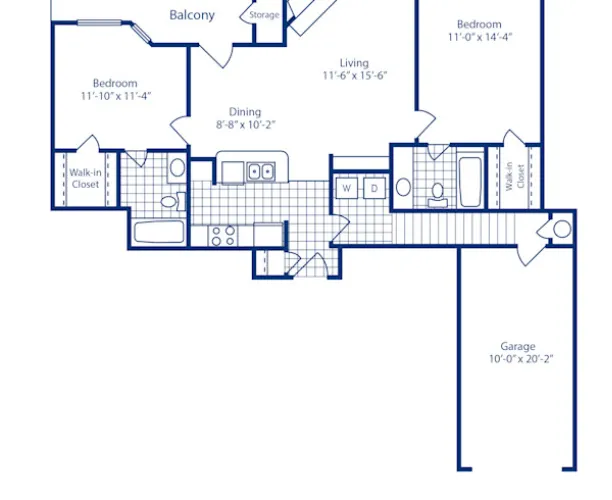 Camden Legacy Creek Plano Floor plan 12