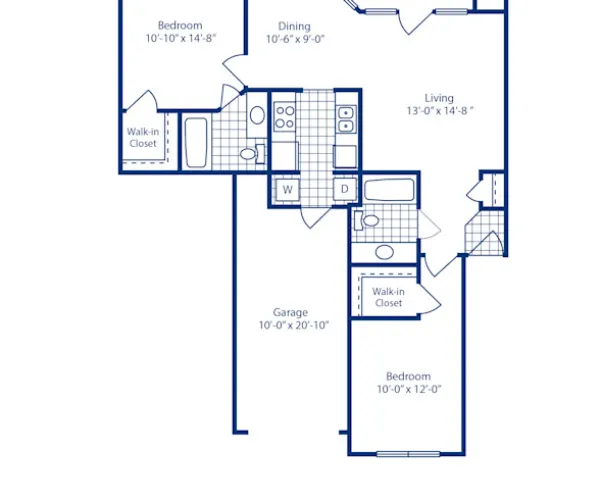 Camden Legacy Creek Plano Floor plan 14