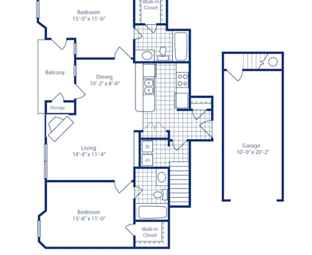 Camden Legacy Creek Plano Floor plan 15