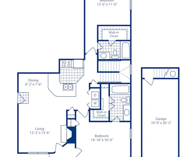 Camden Legacy Creek Plano Floor plan 17