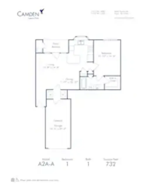 Camden Legacy Creek Plano Floor plan 2