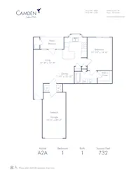 Camden Legacy Creek Plano Floor plan 3