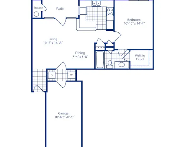 Camden Legacy Creek Plano Floor plan 5