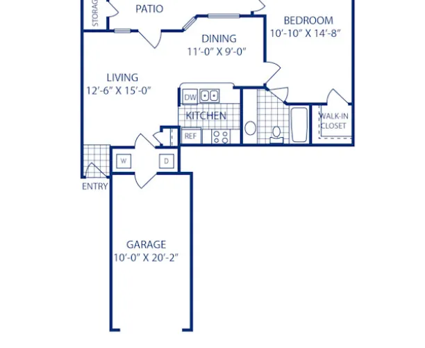 Camden Legacy Creek Plano Floor plan 8