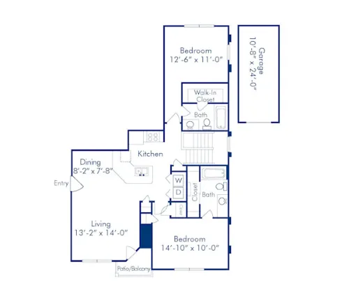 Camden Legacy Park Plano FloorPlan 9