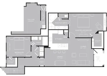 Century Travesia Apartment Floor Plan Austin 13