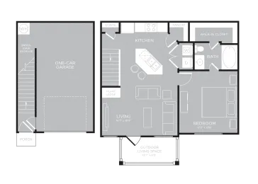 Century Travesia Apartment Floor Plan Austin 3