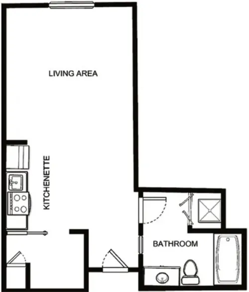 Chateau McKinney FloorPlan 1