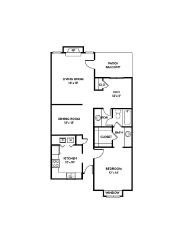 Chisholm Place Plano Floorplan 1
