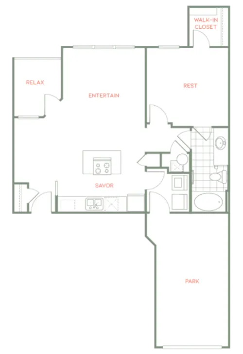 Creekside Townhomes Richardson FloorPlan 1