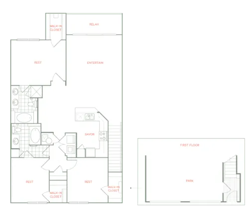 Creekside Townhomes Richardson FloorPlan 10