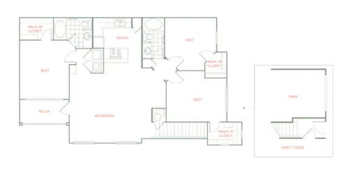 Creekside Townhomes Richardson FloorPlan 11