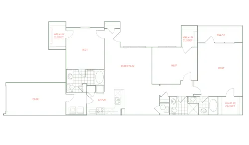 Creekside Townhomes Richardson FloorPlan 12