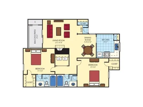 Creekside Village Plano Floor plan 3