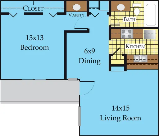 Custer Park Plano Floorplan 1
