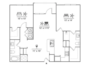 Cyan Craig Ranch McKinney Floorplan 6