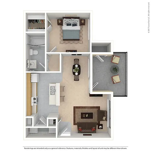 DeSoto Ranch Apartments Floorplan 1