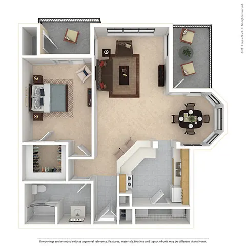 DeSoto Ranch Apartments Floorplan 2