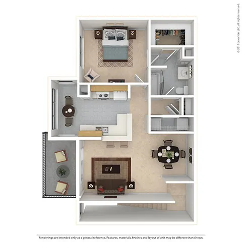 DeSoto Ranch Apartments Floorplan 3
