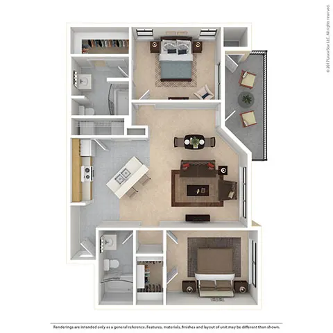DeSoto Ranch Apartments Floorplan 4