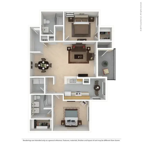 DeSoto Ranch Apartments Floorplan 5
