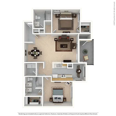 DeSoto Ranch Apartments Floorplan 6