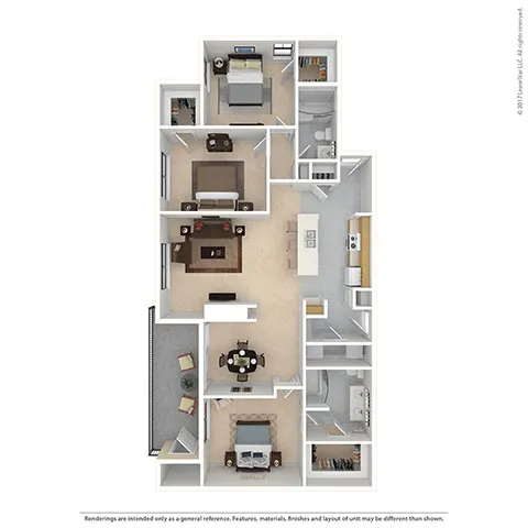 DeSoto Ranch Apartments Floorplan 8