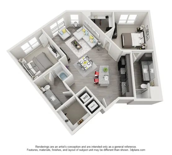 Echo Apartments Dallas Floorplan 11