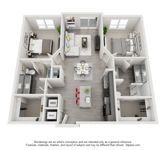 Echo Apartments Dallas Floorplan 12