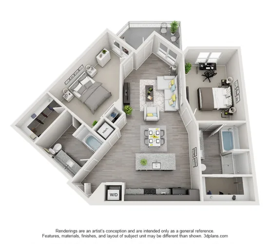 Echo Apartments Dallas Floorplan 18