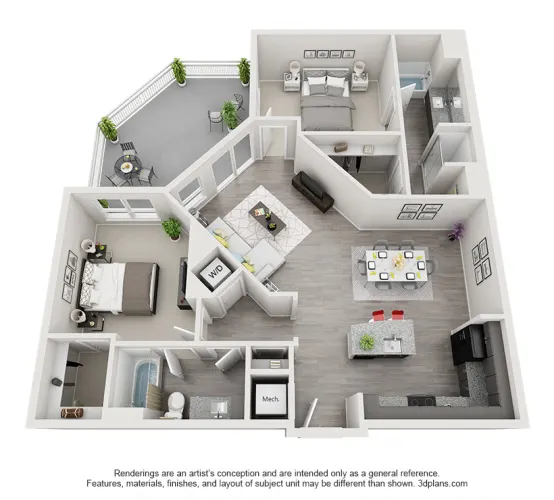Echo Apartments Dallas Floorplan 22
