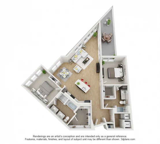 Echo Apartments Dallas Floorplan 24