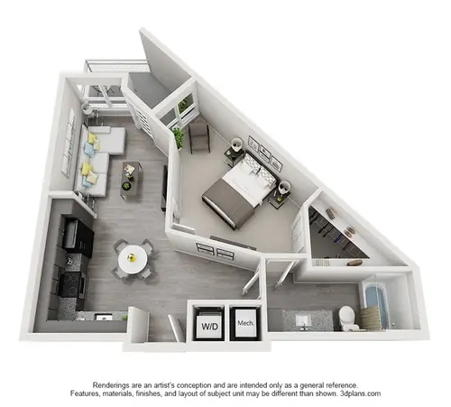 Echo Apartments Dallas Floorplan 3