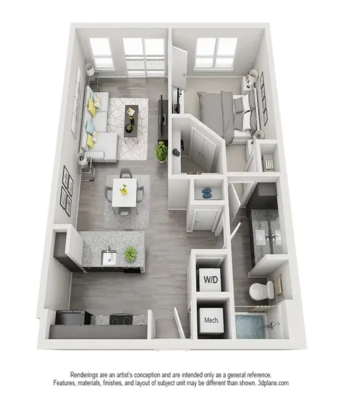 Echo Apartments Dallas Floorplan 4