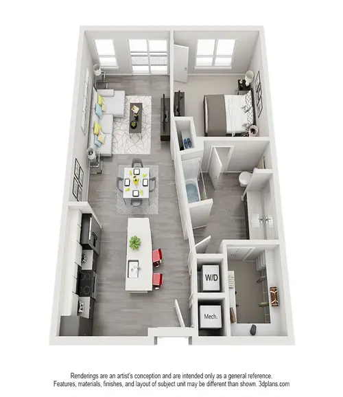 Echo Apartments Dallas Floorplan 5