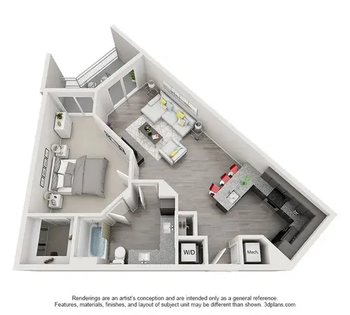 Echo Apartments Dallas Floorplan 7