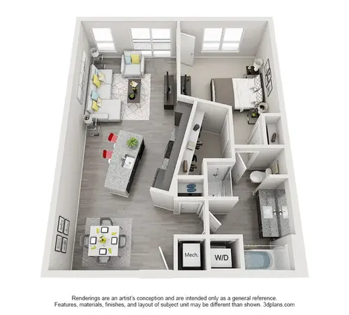 Echo Apartments Dallas Floorplan 9