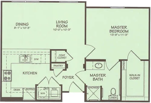Evergreen At Plano Floorplan 1