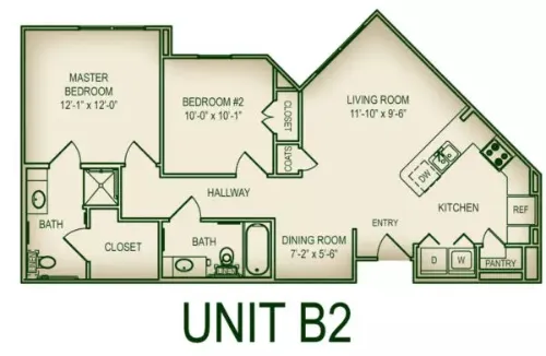 Evergreen at Arbor Hills FloorPlan 3