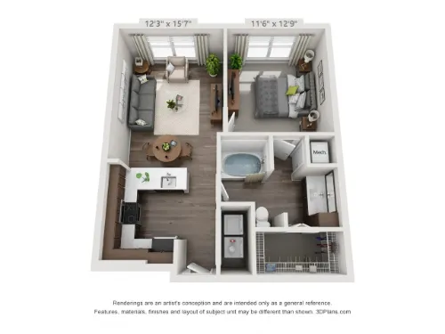 Flatiron District at Austin Ranch FloorPlan 1