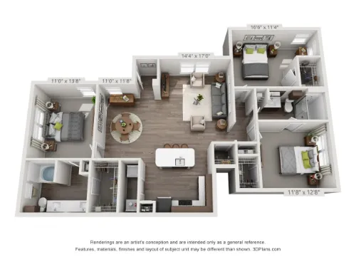 Flatiron District at Austin Ranch FloorPlan 34