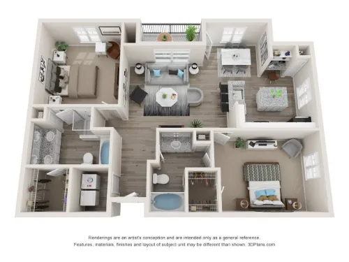 Gateway East at the Arts District Dallas Floorplan 17