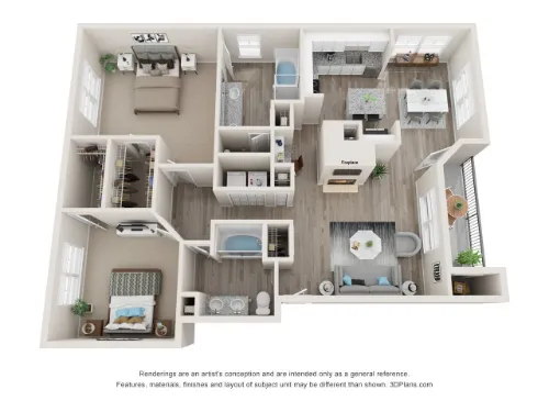 Gateway East at the Arts District Dallas Floorplan 18