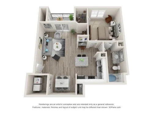 Gateway East at the Arts District Dallas Floorplan 4