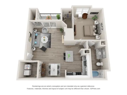 Gateway East at the Arts District Dallas Floorplan 6