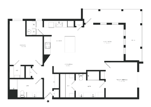 Gray Branch Apartments McKinney FloorPlan 11