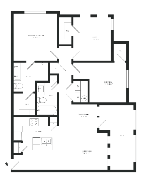 Gray Branch Apartments McKinney FloorPlan 12