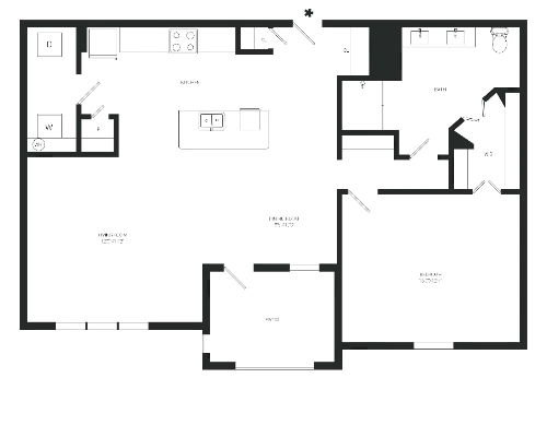 Gray Branch Apartments McKinney FloorPlan 3