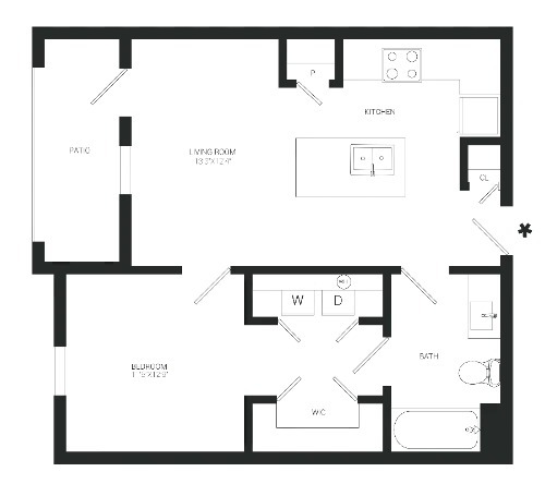 Gray Branch Apartments McKinney FloorPlan 4