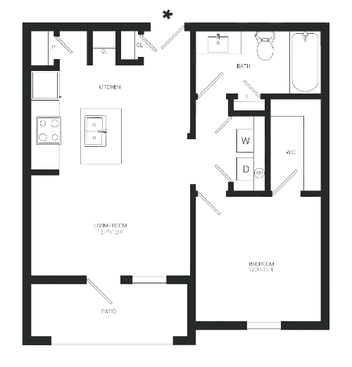 Gray Branch Apartments McKinney FloorPlan 6